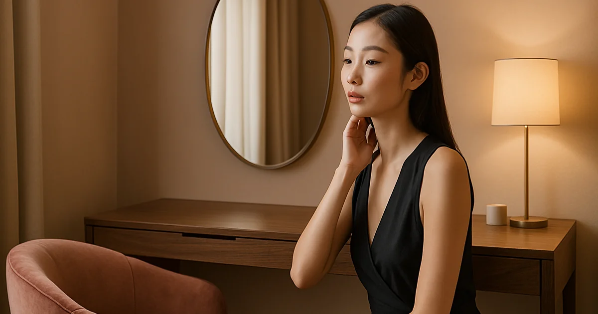 Jawline slimming Botox consultation at Tokyo aesthetic clinic showing masseter injection technique