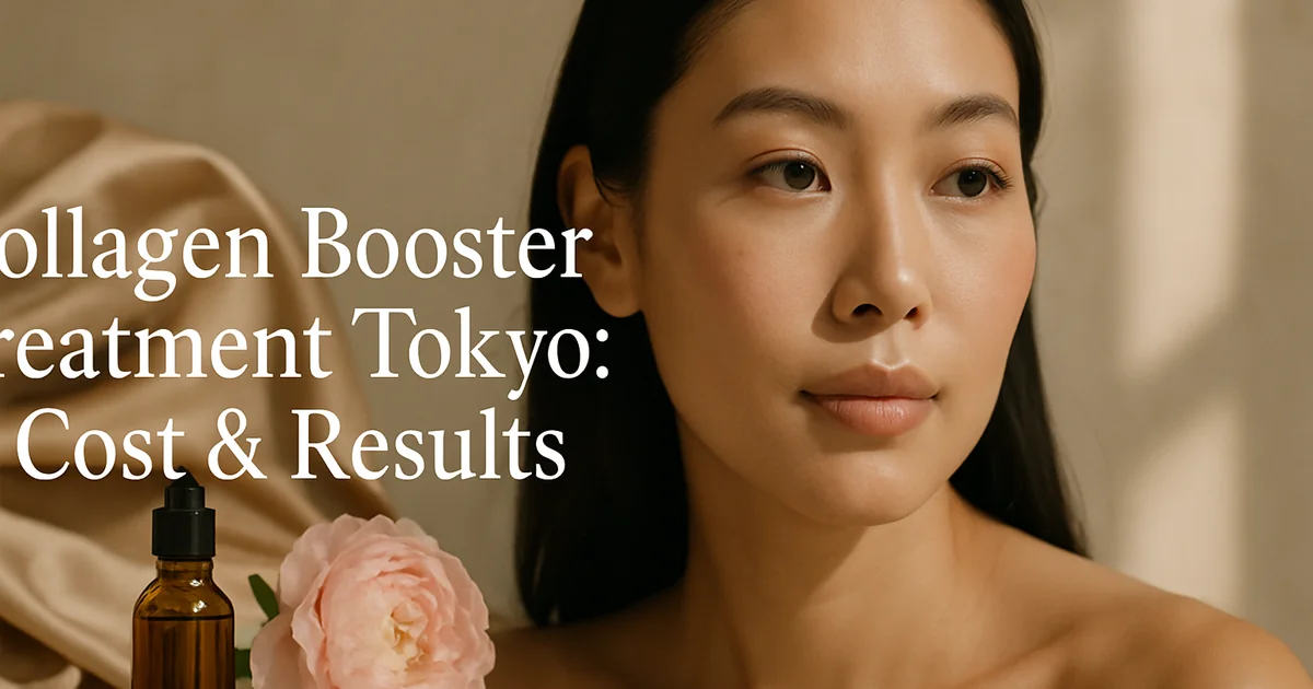 Collagen booster treatment Tokyo — skin rejuvenation procedure for facial volume restoration
