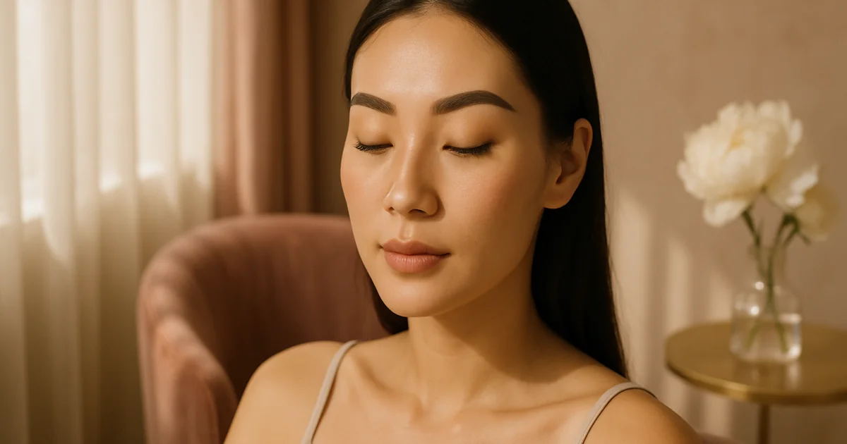 Artmake eyebrow treatment at Tokyo clinic — semi-permanent makeup application for English-speaking patients