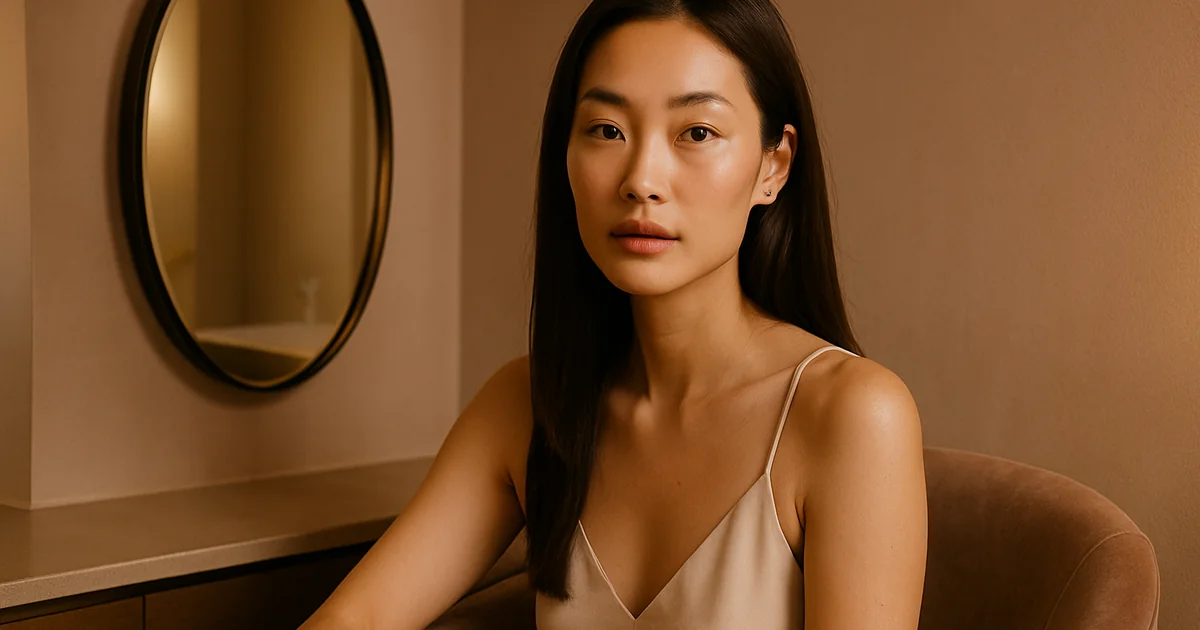 Forehead Botox Tokyo treatment showing injection placement for horizontal line reduction