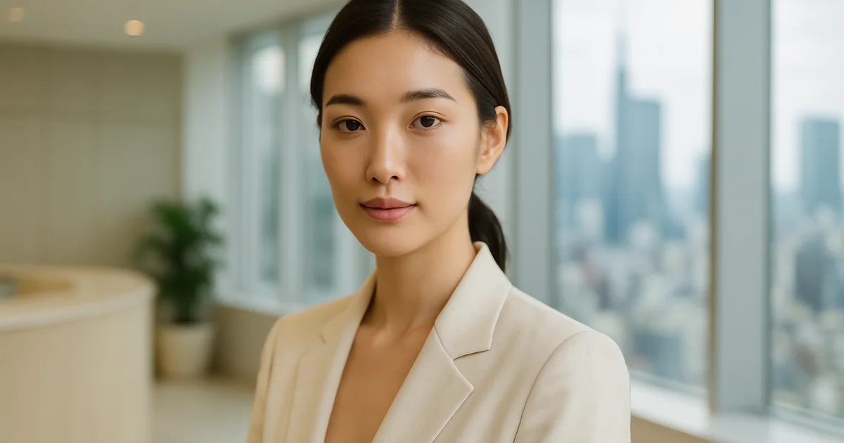 English-speaking dermatologist consulting international patient at Tokyo skin clinic
