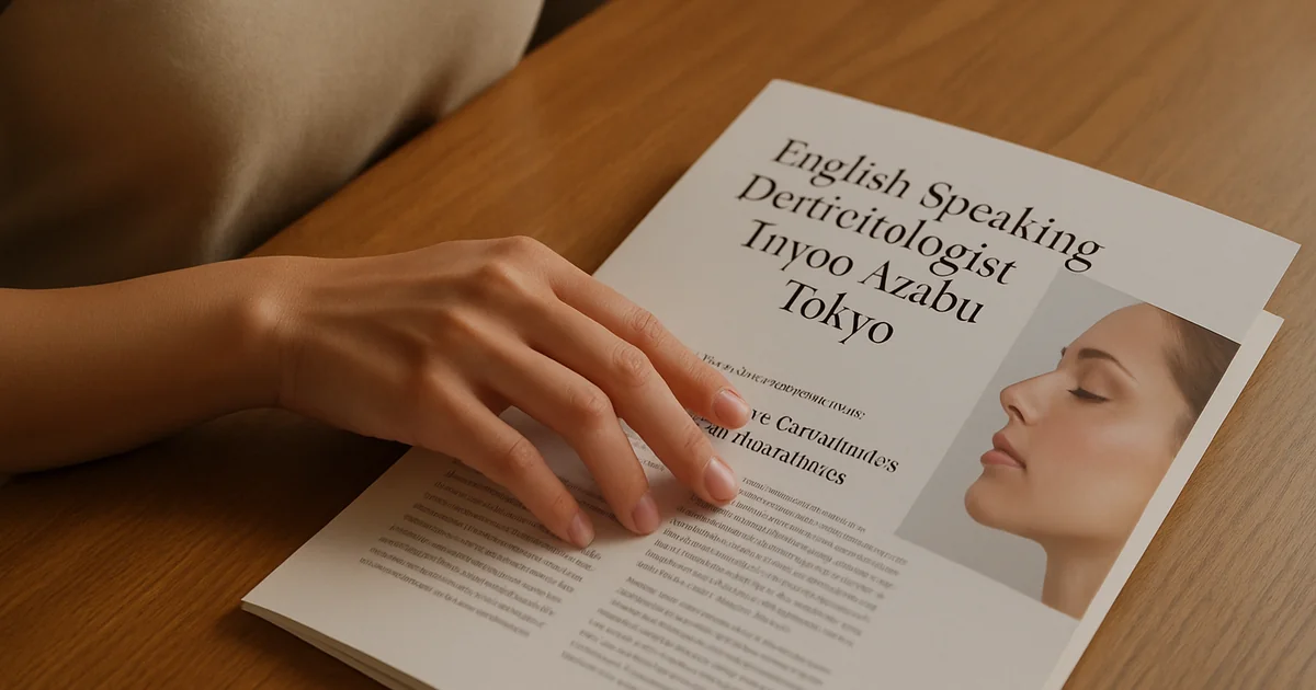 English-speaking dermatologist consultation for expat patient at Hiroo clinic