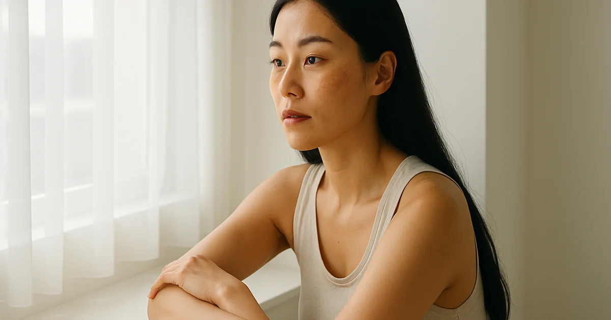 Melasma treatment consultation in Tokyo showing facial pigmentation assessment