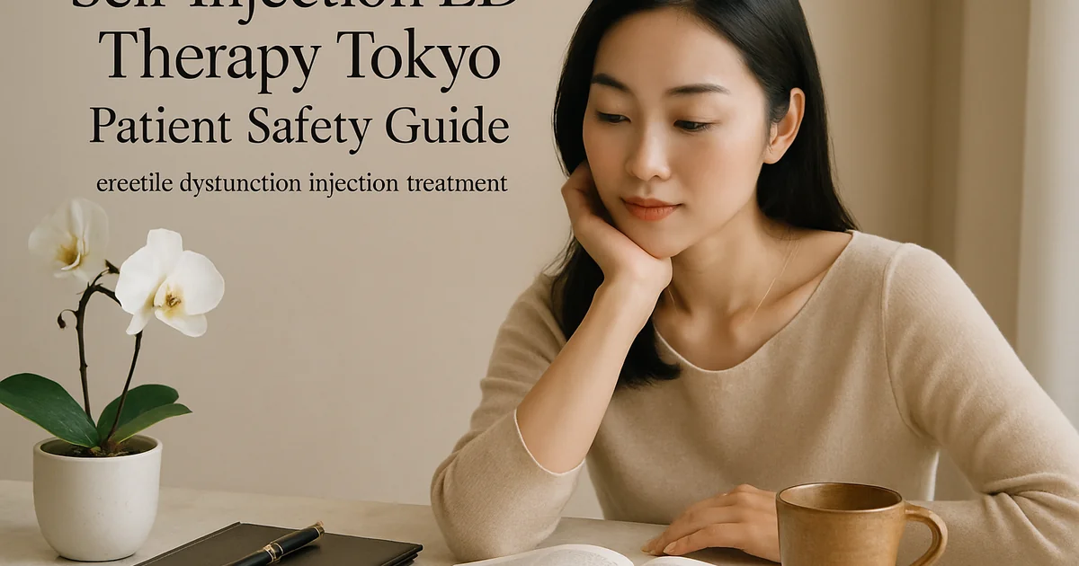 Self-injection ED therapy Tokyo — intracavernosal injection treatment consultation
