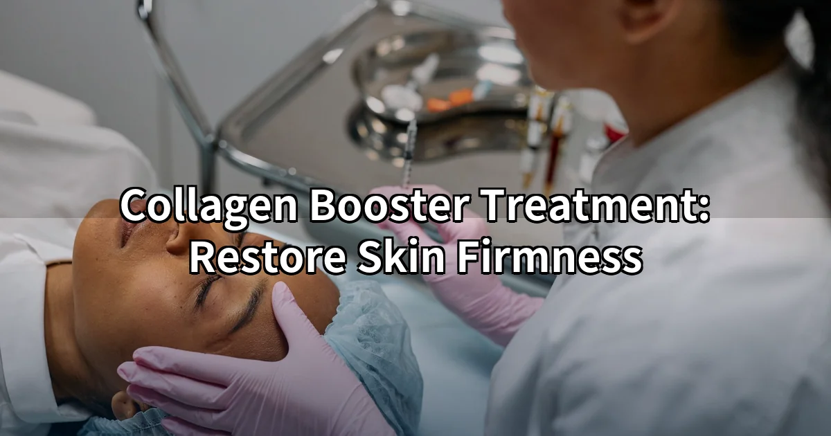 Collagen booster treatment Tokyo — medical aesthetic procedure for skin rejuvenation