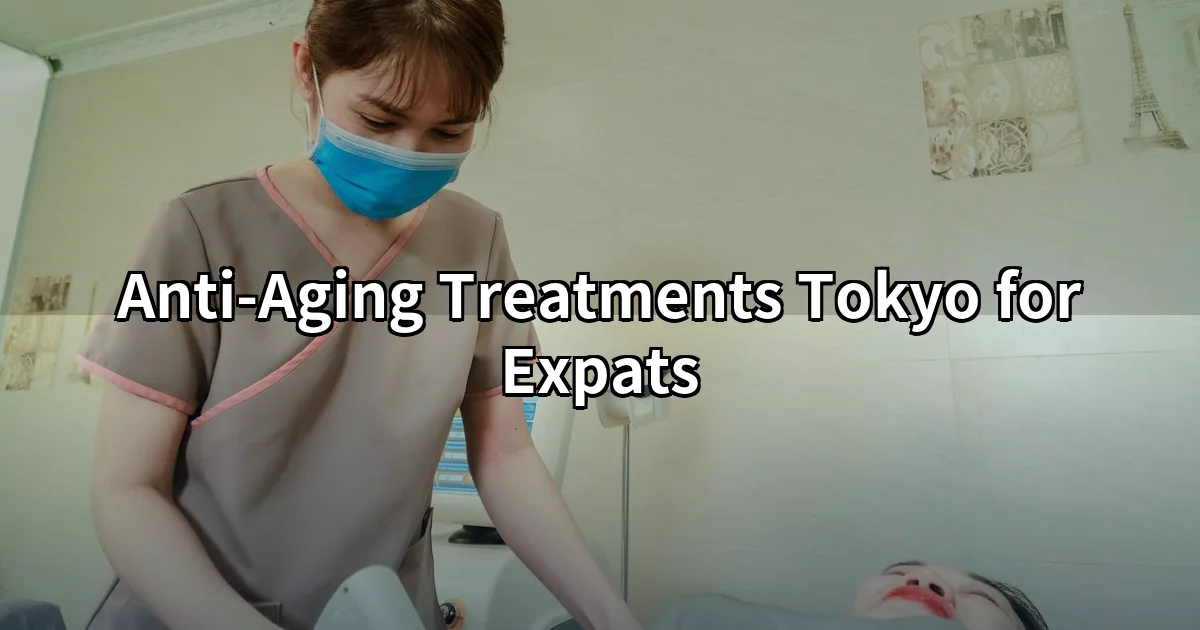 Anti-aging treatments Tokyo — HIFU and laser rejuvenation consultation at English-speaking clinic