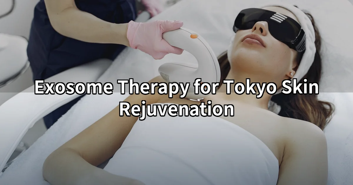 Exosome therapy Tokyo — advanced skin rejuvenation treatment for anti-aging and cellular repair