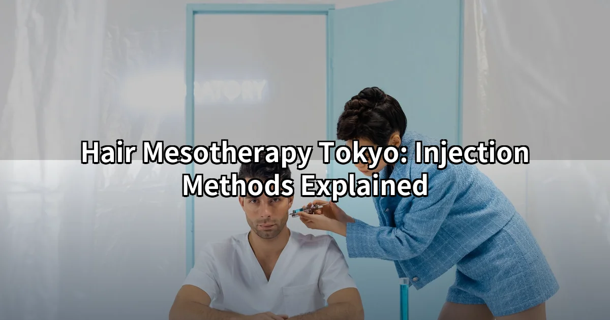 Hair mesotherapy Tokyo — scalp injection technique for AGA treatment comparison