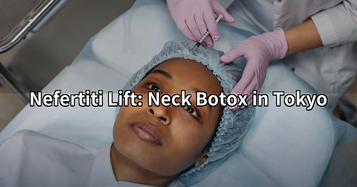 Nefertiti lift neck Botox treatment — jawline definition and neck tension relief