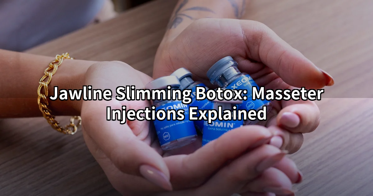 Jawline slimming Botox Tokyo — masseter injection at an English-speaking clinic