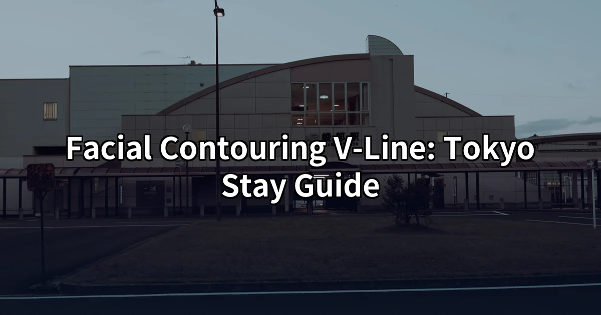 Facial contouring V-line surgery Tokyo stay guide