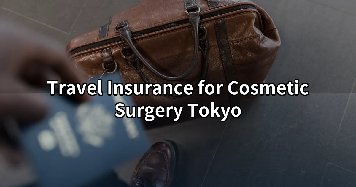 Travel insurance for cosmetic surgery in Tokyo
