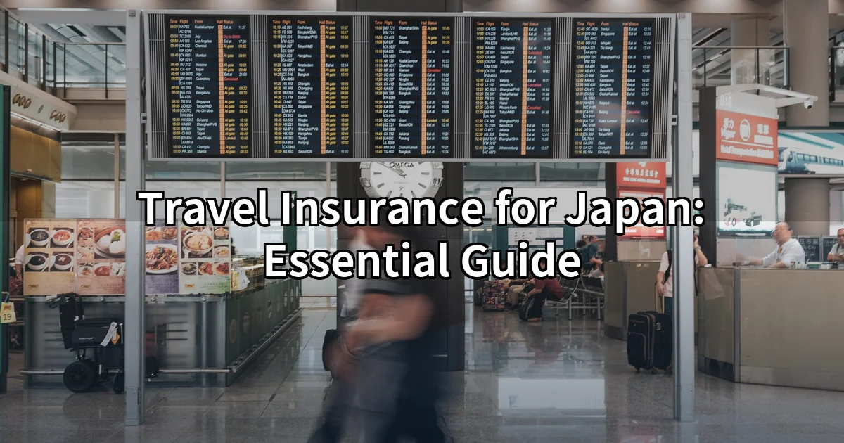 Travel insurance for Japan trip guide