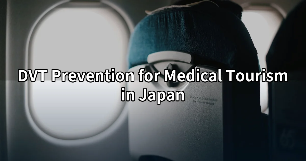 Deep vein thrombosis prevention for medical tourism in Japan