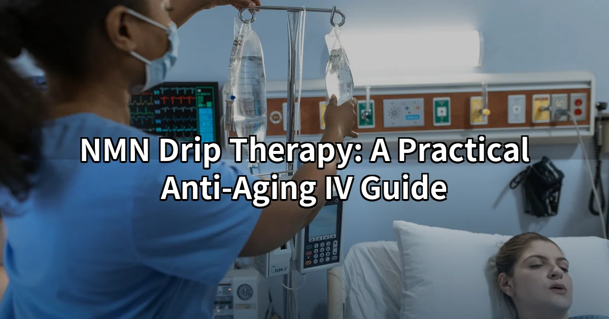 NMN drip therapy Tokyo — intravenous NAD+ infusion at a clinic