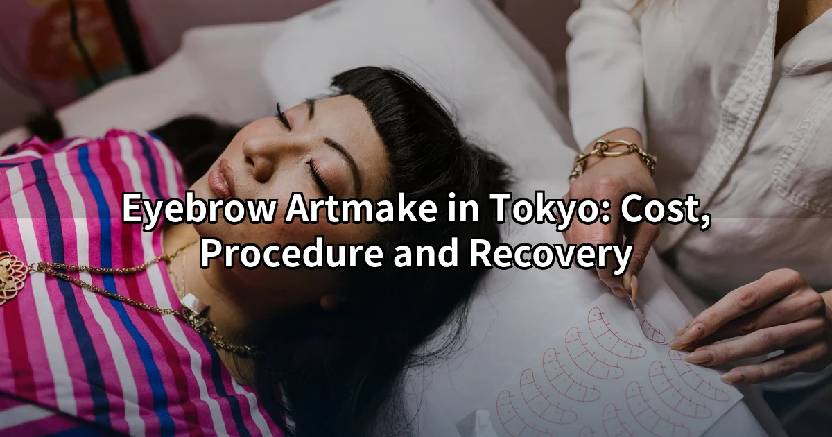 Eyebrow artmake Tokyo — brow shaping treatment at an English-speaking clinic