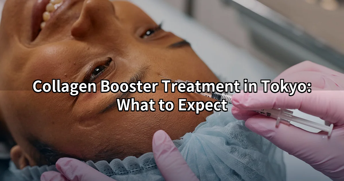 Collagen booster treatment Tokyo — facial injection at an English-speaking clinic