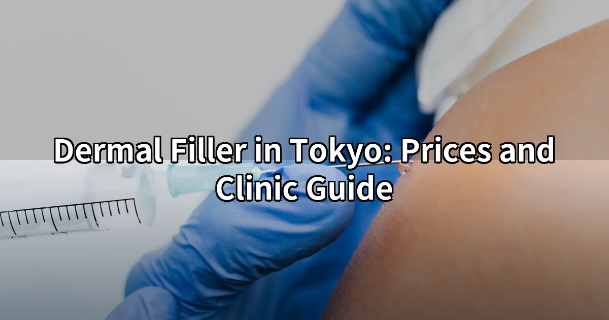 Dermal filler Tokyo — hyaluronic acid injection to the cheek at a clinic
