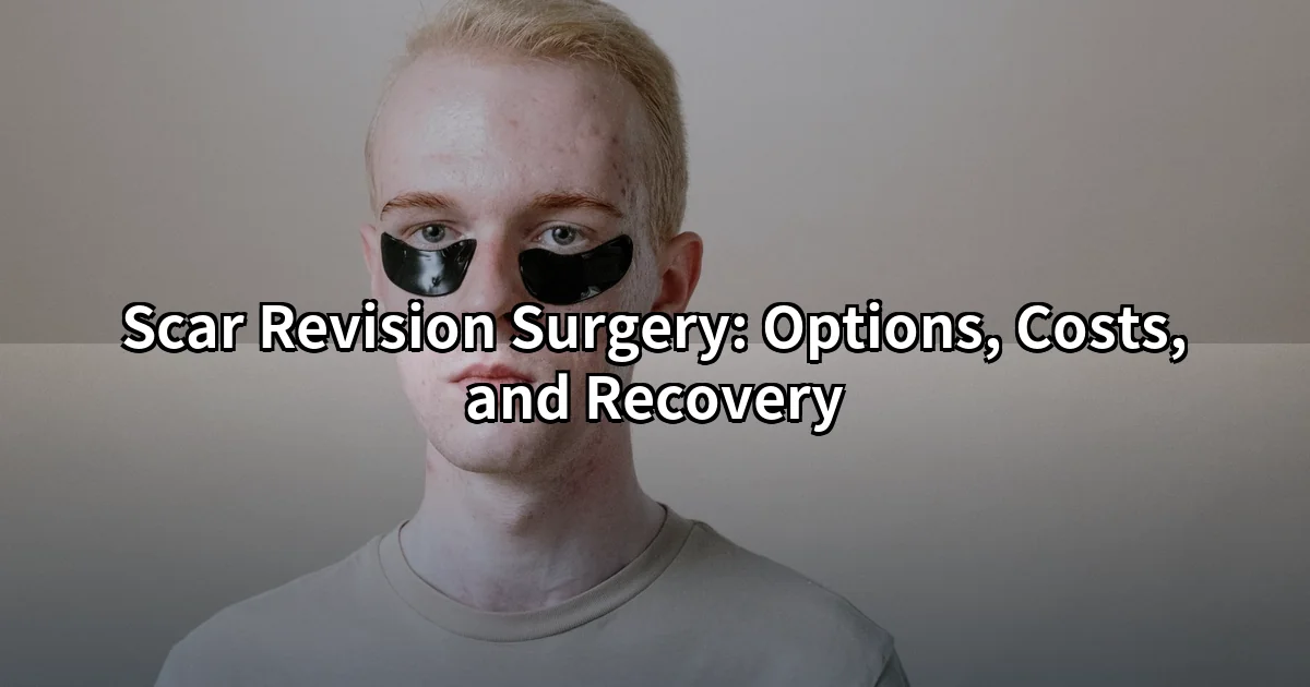 Scar revision surgery Tokyo — close-up of a healing scar being assessed