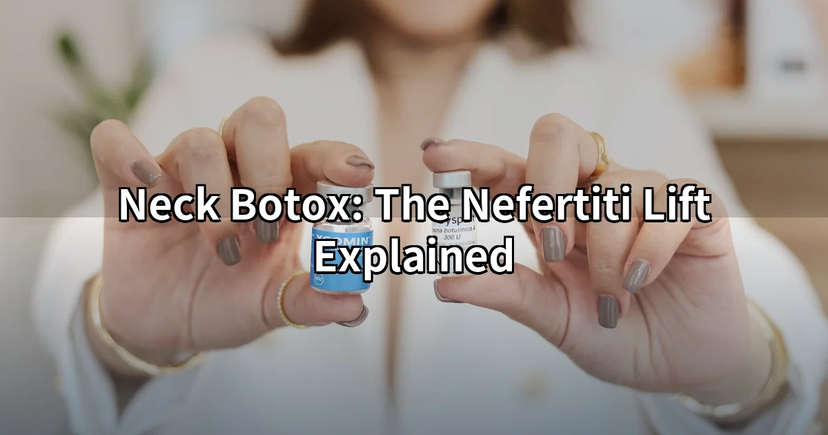 Neck Botox Tokyo — practitioner marking platysma bands along the jawline