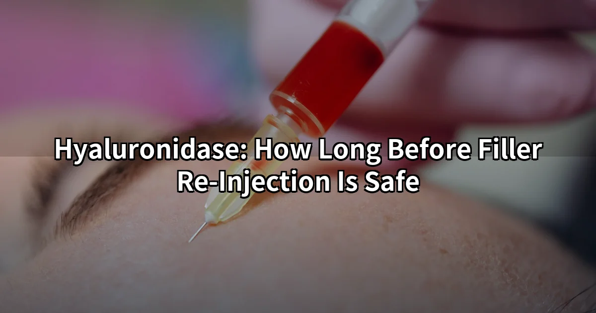 Hyaluronidase re-injection timing — filler dissolving consultation in Tokyo