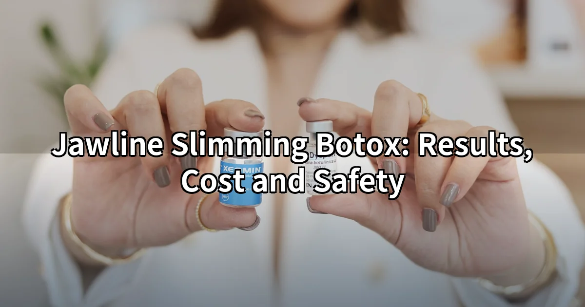 Jawline slimming Botox Tokyo consultation with masseter injection along the lower jaw