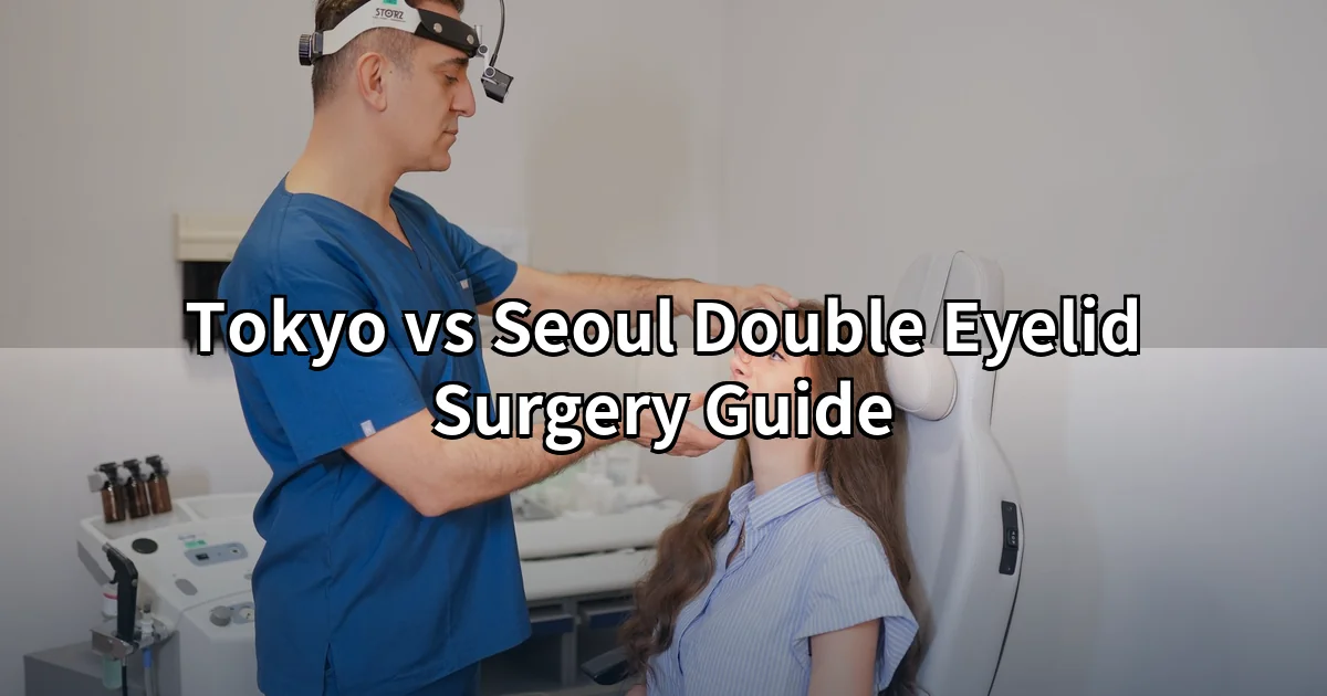 Double eyelid surgery consultation comparing Tokyo and Seoul techniques