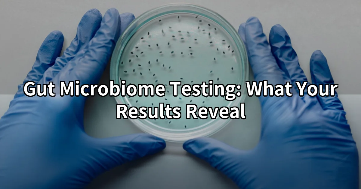 Gut microbiome testing Tokyo — DNA sequencing of stool sample bacteria
