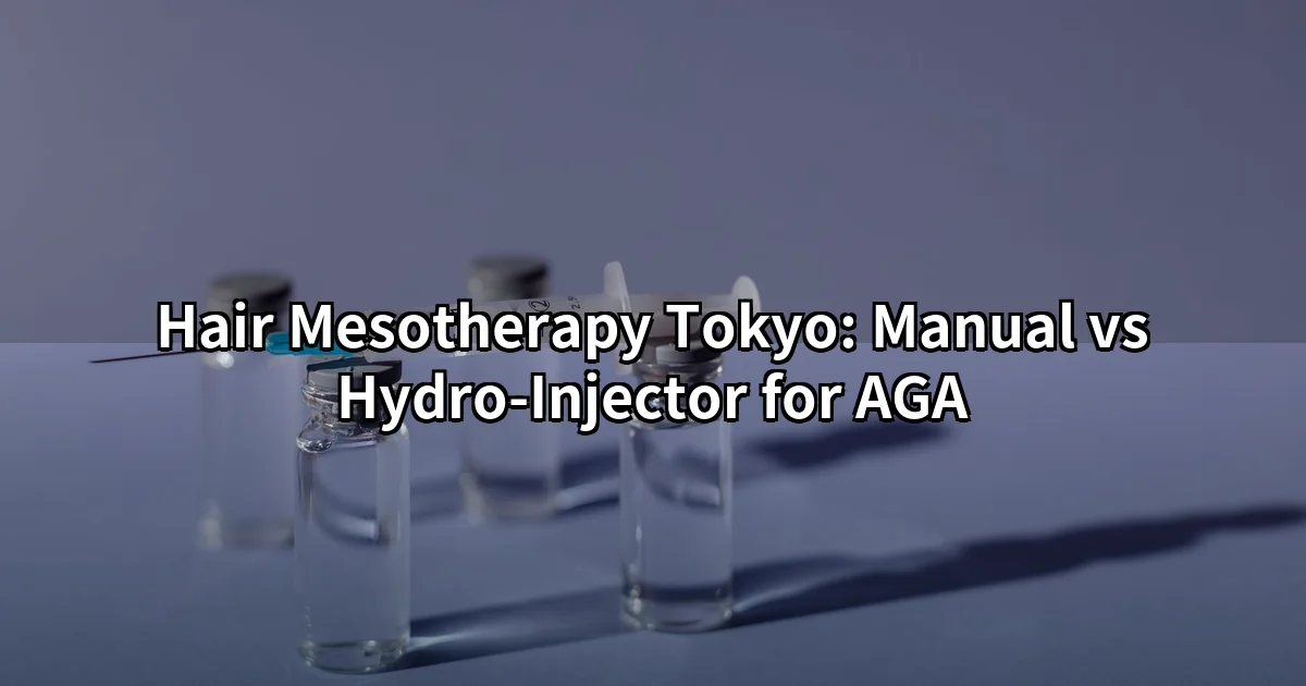 Hair mesotherapy Tokyo — scalp injection for AGA treatment