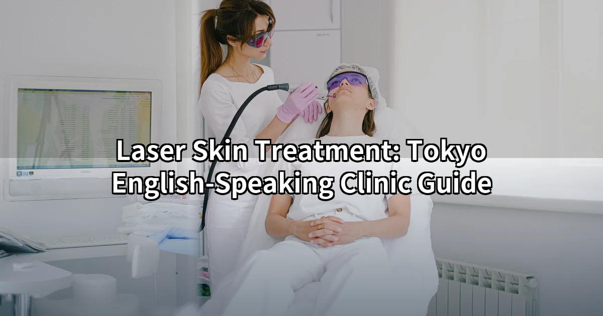 Laser skin treatment Tokyo — English-speaking clinic consultation