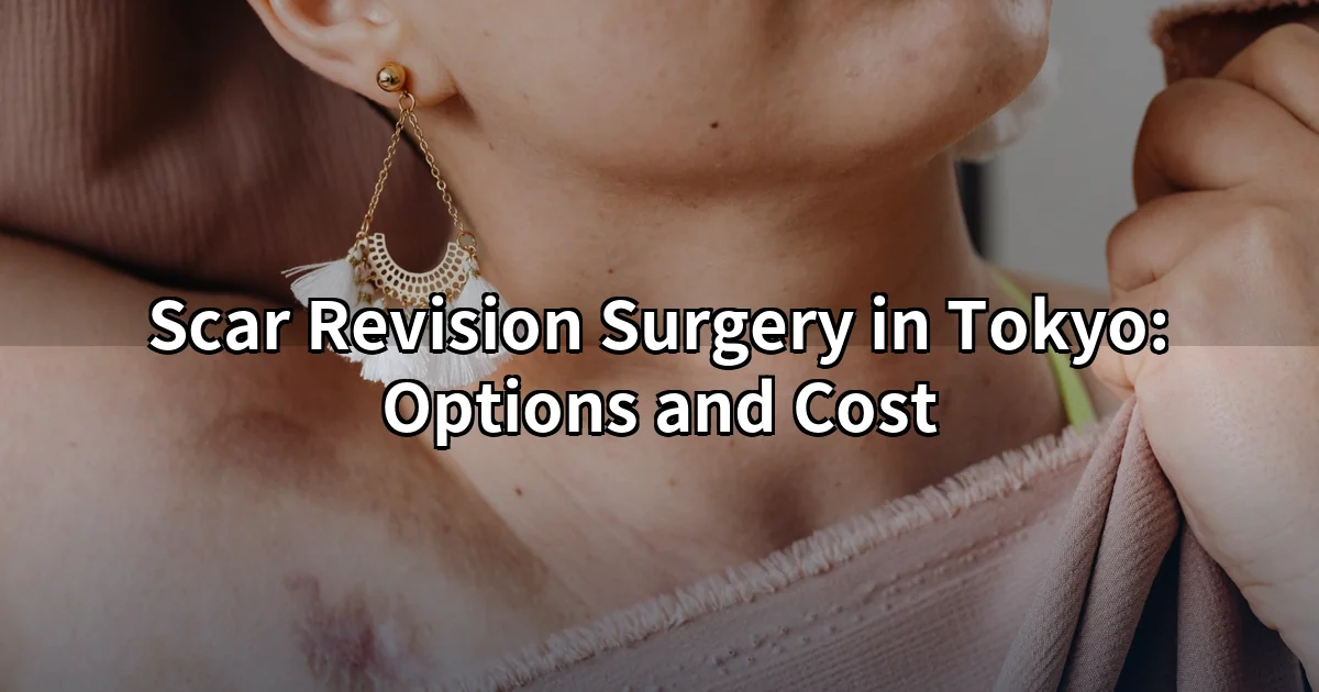 Scar revision surgery Tokyo — surgical and laser scar treatment at a specialist clinic