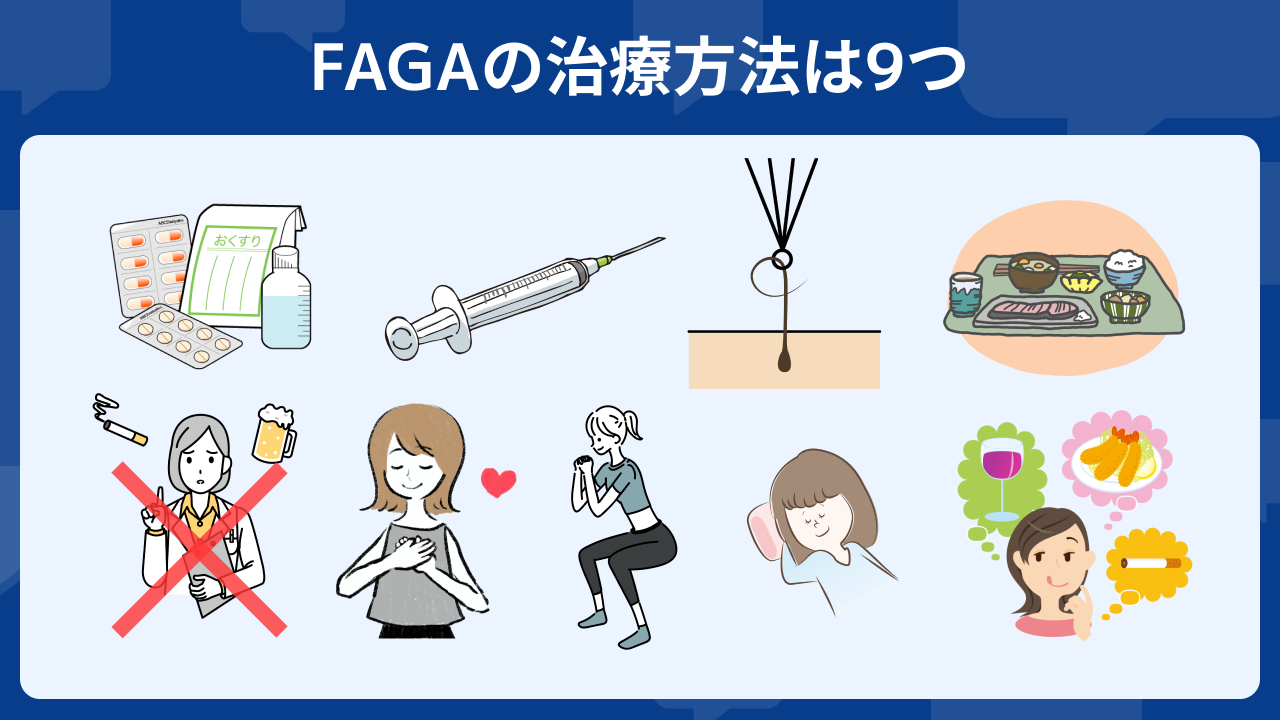 FAGA クリニック 治療方法