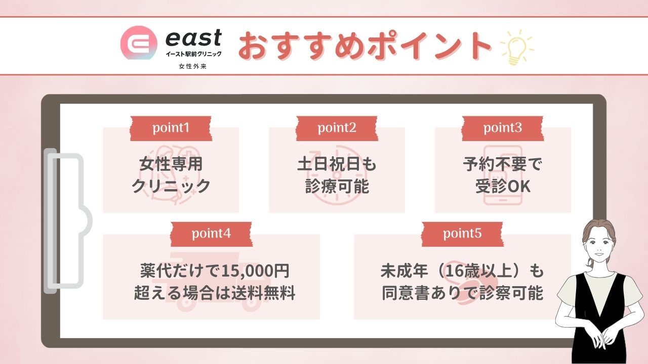 イースト駅前クリニック　おすすめ